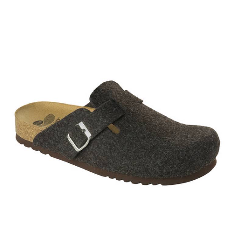 AMIATA MAN FELT MENS DK BRW 45