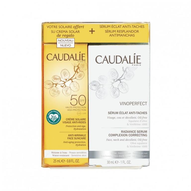 CAUDALIE SIERO VINO PERFECT + CREMA SOLARE