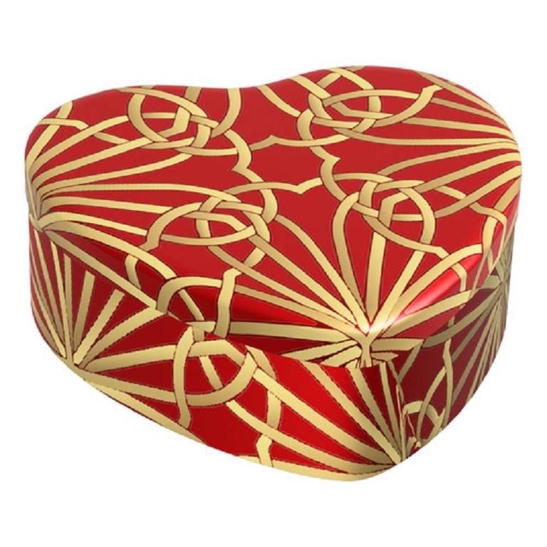 COLORS CANDELA CUORE ROSSO/ORO