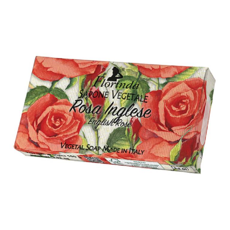 FLORINDA SAPONE VEGETALE ROSA INGLESE
