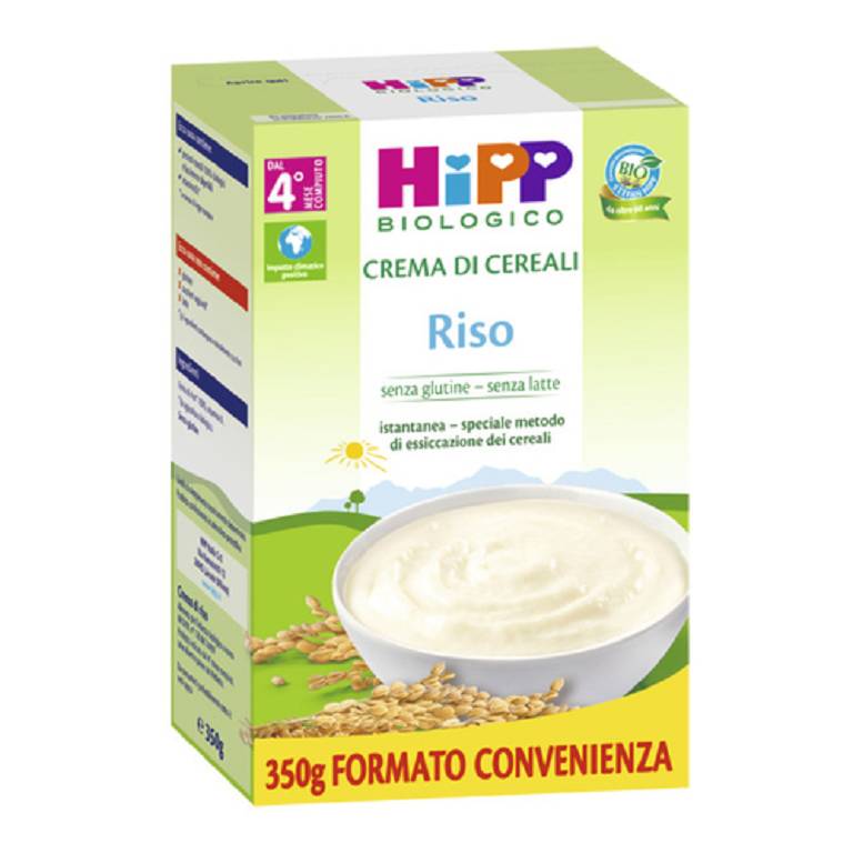 HIPP BIO CREMA CRL RISO 350G
