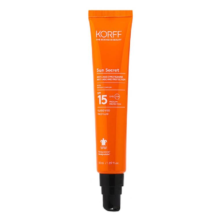 KORFF SUN SECRET FLUIDO VISO PROTEZIONE 15