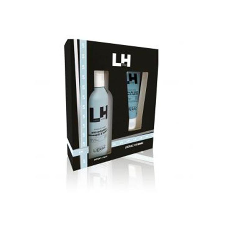 LIERAC HOMME COFANETTO SCHIUMA DA BARBA + BALSAMO DOPOBARBA IDRATANTE E LENITIVO