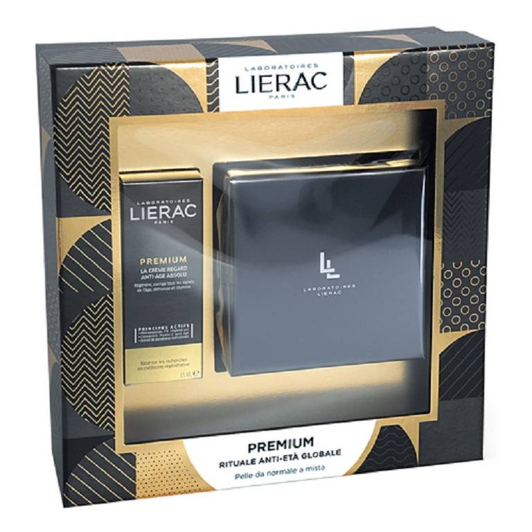 LIERAC PREMIUM CREMA SOYEUSE 50ML + PREMIUM OCCHI 15 ML
