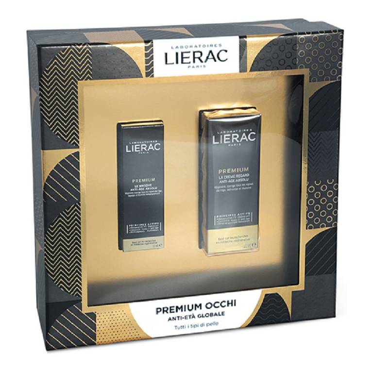 LIERAC PREMIUM OCCHI 15ML + MM PREMIUM MASCHERA 10ML
