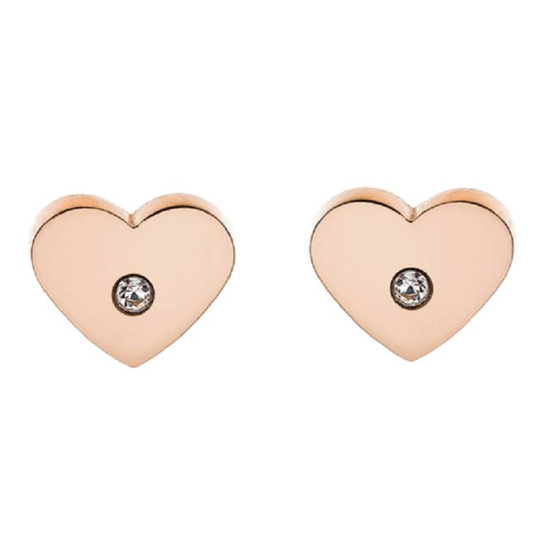 LUCEMED ORECCHINO CUORE ROSA