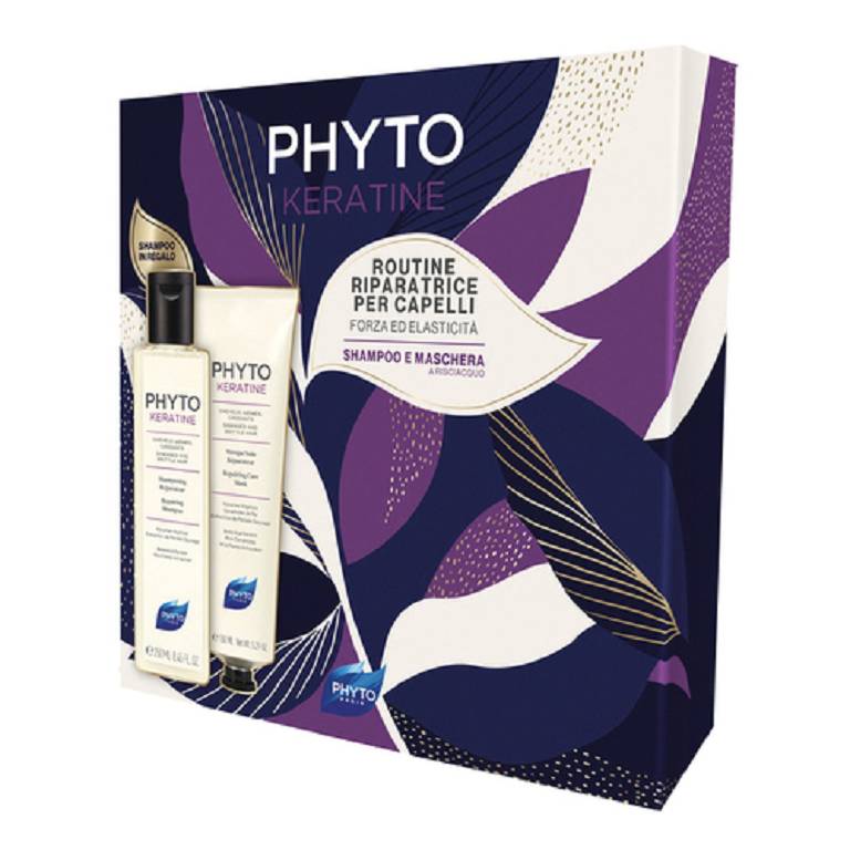 PHYTO KERATINE cofanetto routine riparatrice per capelli shampoo e maschera