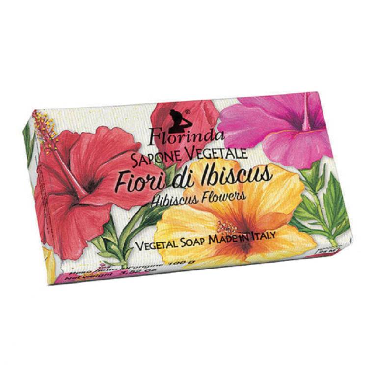 SAPONE VEGETALE FIORI IBISCUS