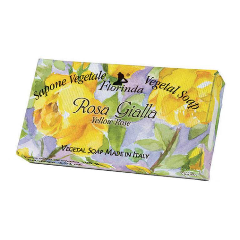 SAPONE VEGETALE ROSA GIALLA