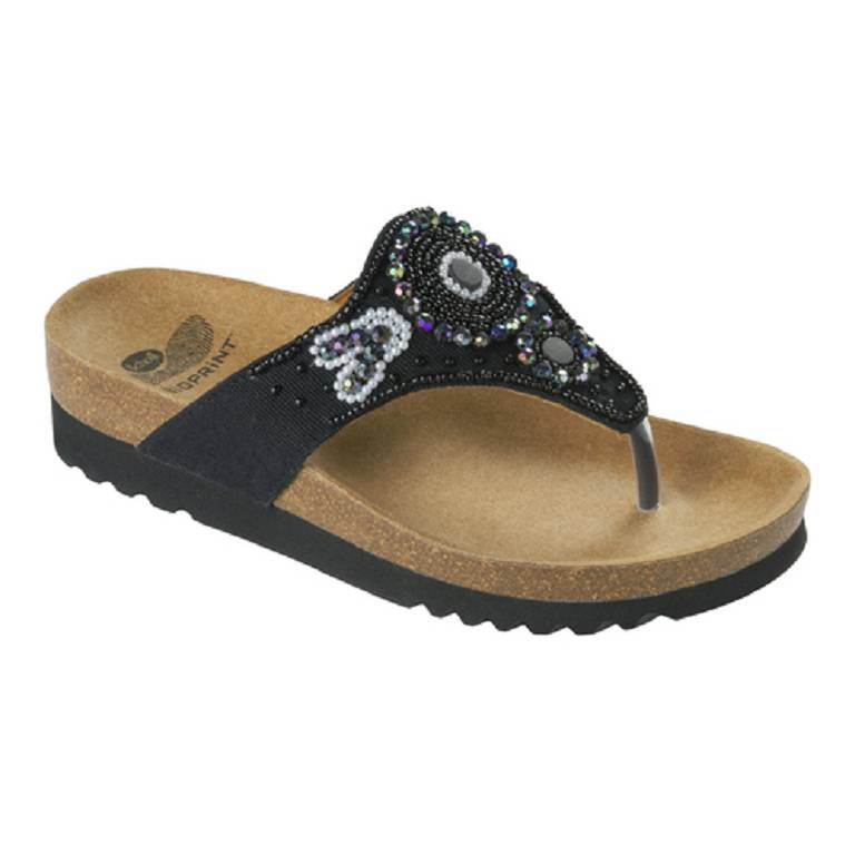TAILA CANVAS+BEADS W BLACK 40