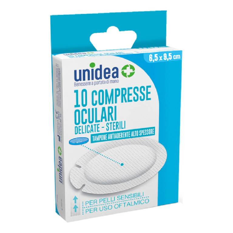 UNIDEA COMPRESSA OCULARE 10PZ