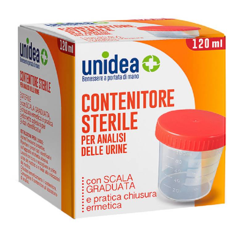 UNIDEA CONT URINE C/PREL 120ML
