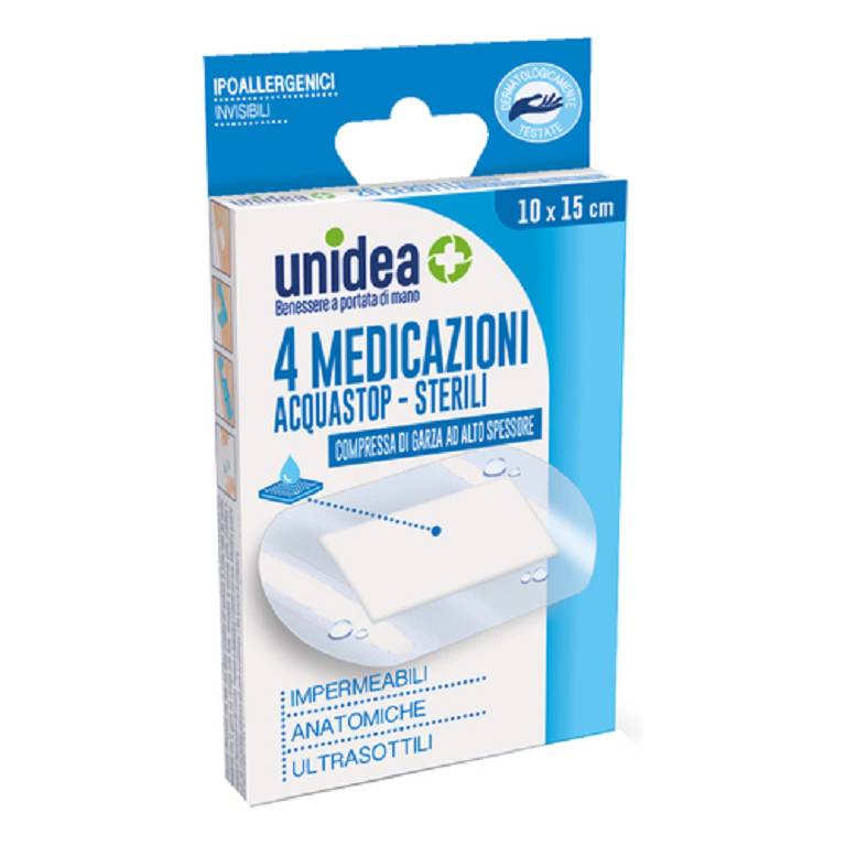 UNIDEA MEDIC IMP 10X15CM 4PZ
