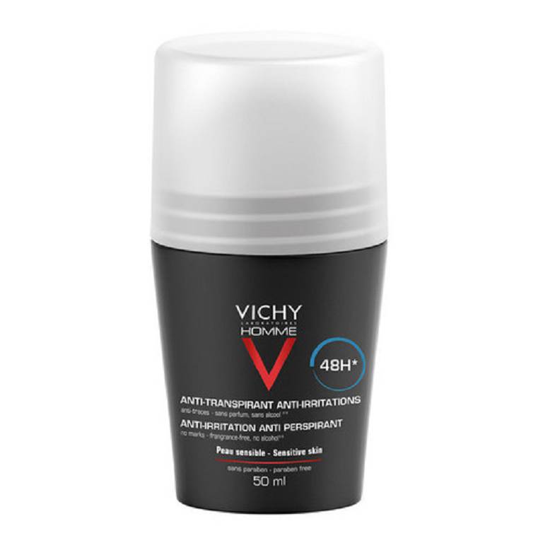 VICHY HOMME DEODORANTE ROLLON PELLE SENSIBILE 