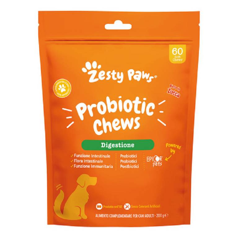 ZESTY PAWS PROBIOTIC 60CHEWS